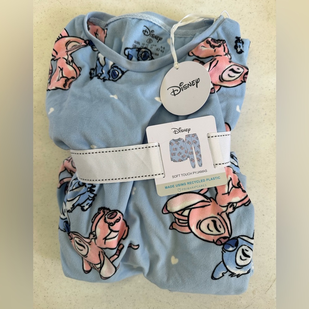 Disney Light Blue Lilo & Stitch Pajama Set